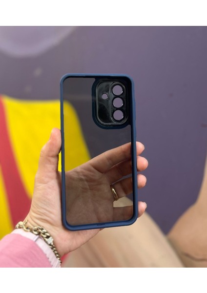 Samsung Galaxy A36 5g Uyumlu Kaliteli Sararmaz Mavi-Şeffaf Kılıf - Kırılmaz Cam Hediyeli modelleri