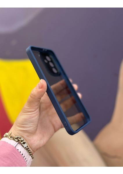 Samsung Galaxy A36 5g Uyumlu Kaliteli Sararmaz Mavi-Şeffaf Kılıf - Kırılmaz Cam Hediyeli fırsatları