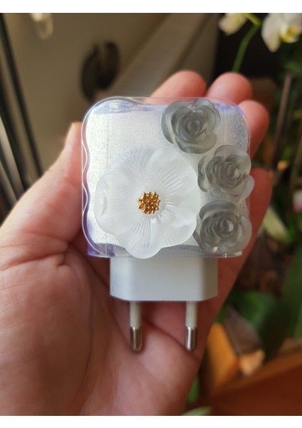 Apple iPhone 18W/20W Uyumlu Şarj Kılıfı, Şarj Kablosu Örme Aparatı, Kablo Koruyucu Aparatı,bç