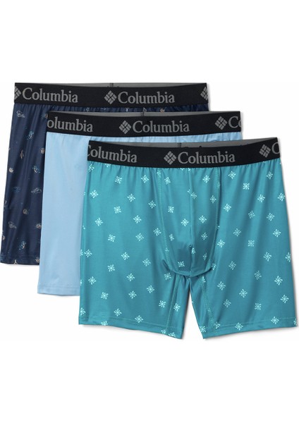 Performance Stretch Printed 3'lü Erkek Boxer