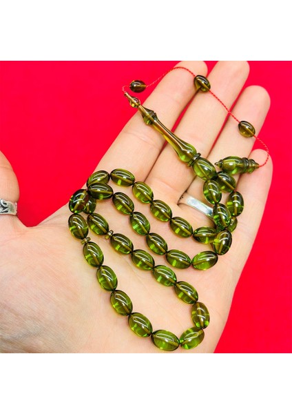 Usta Işçilikli Ateş Sıkma Kehribar Tesbih 2 fiyatları