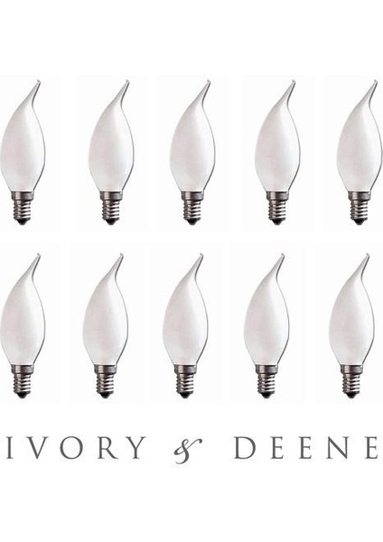 10 Adet Çok Kaliteli E14 Duy 5 Watt, 4200 Kelvin Beyaz Işık LED Ampul, Avize Şamdan Ampulü Mum Ampul