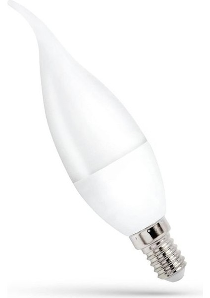 10 Adet Çok Kaliteli E14 Duy 5 Watt, 4200 Kelvin Beyaz Işık LED Ampul, Avize Şamdan Ampulü Mum Ampul