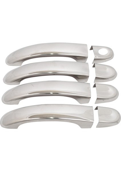 Volkswagen Jetta Uyumlu 2005-2011 Krom Kapı Kolu 4 Kapı Paslanmaz Çelik