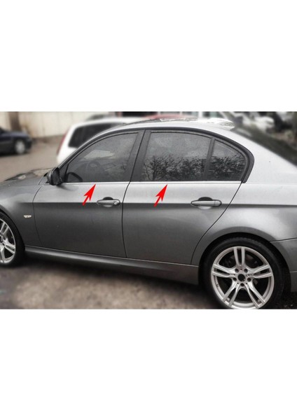 Bmw E90 Uyumlu 2005-2012 Krom Cam Çıtası 4 Parça Paslanmaz Çelik fiyatları