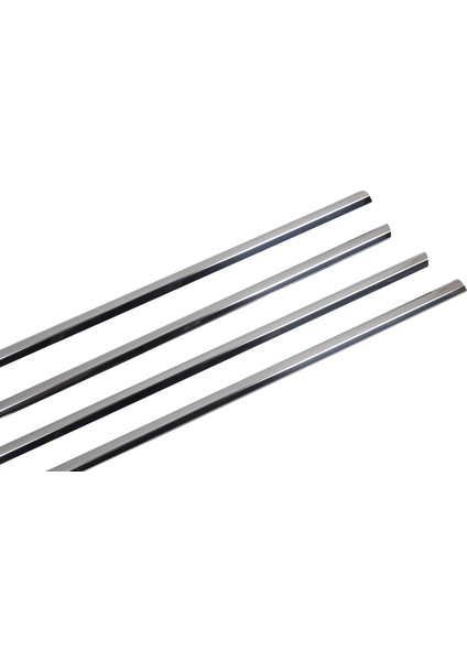 Volkswagen Golf 7 Uyumlu 2013-2020 Krom Cam Çıtası 4 Parça Paslanmaz Çelik indirimleri