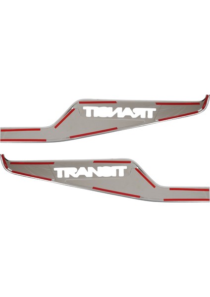 Transit 2003-2014 Uyumlu Krom Cam Çıtası 2 Parça Paslanmaz Çelik