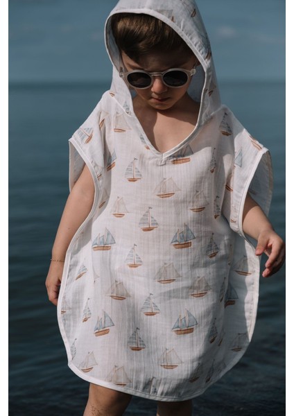 Müslin Panço - Pureline Series - Sail Boats