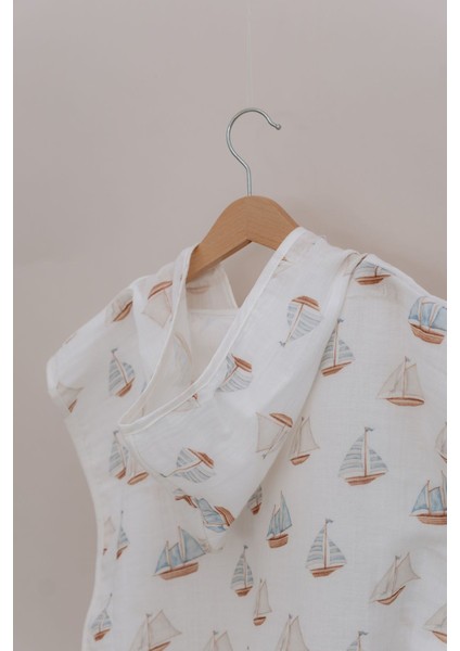 Müslin Panço - Pureline Series - Sail Boats