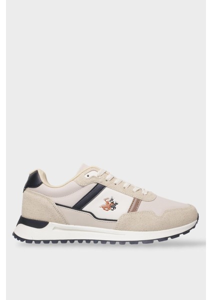 Erkek Ortopedik Cilt Günlük Yürüyüş Koşu Sneaker Spor Ayakkabı Bej