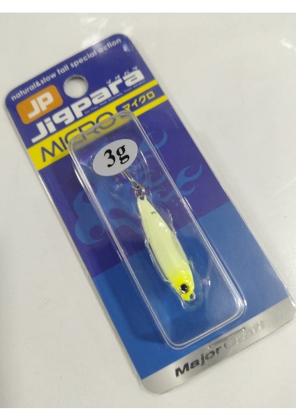 Jigpara Micro Jpm-3 gr Jig Yem - All Glow