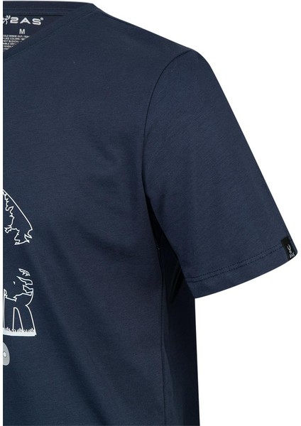 Alex Baskılı Erkek Sıfır Yaka T-Shirt 016