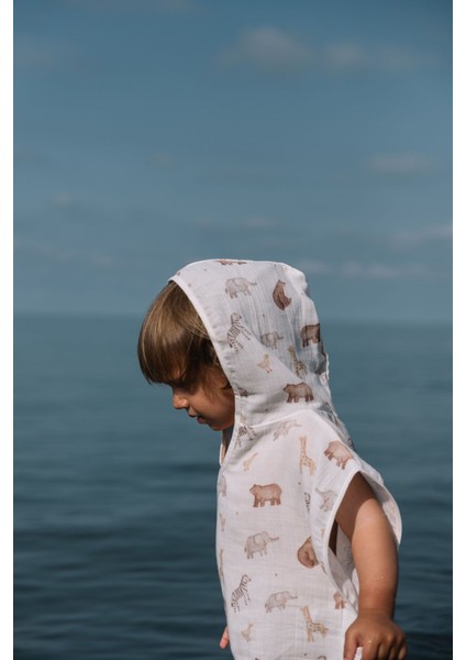 Müslin Panço - Pureline Series - Cute Animals fırsatları