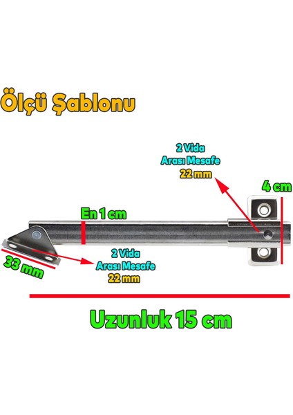 Kalkar Kapak Makası Dolap Çekmece Metal 15 cm Sessiz Açma Kapama Amortisör Piston 2 Adet modelleri