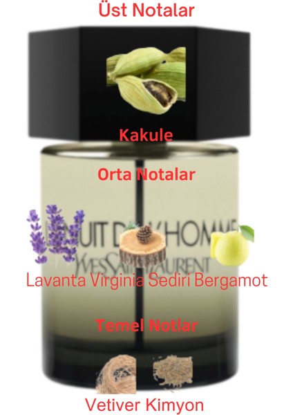 Dekant Mutfağı La Nuit De L' Homme Erkek 10ML Parfüm fiyatları