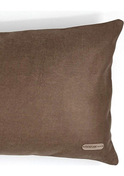 Flat Suni Nubuk Düz Açık Taba Antrasit Gri Açık Koyu Kahve Kiremit Dikdörtgen Kırlent Kılıfı 60X35 modelleri