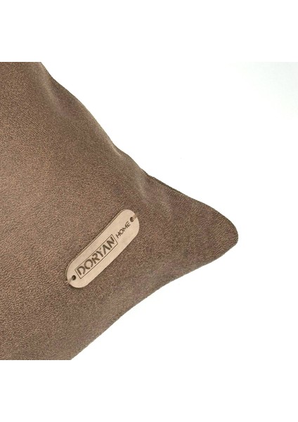 Flat Suni Nubuk Düz Açık Taba Antrasit Gri Açık Koyu Kahve Kiremit Dikdörtgen Kırlent Kılıfı 60X35 fırsatları