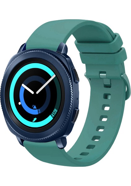 Samsung Gear Sport ile Uyumlu Kordon Jel Silikon Tokalı Kayış
