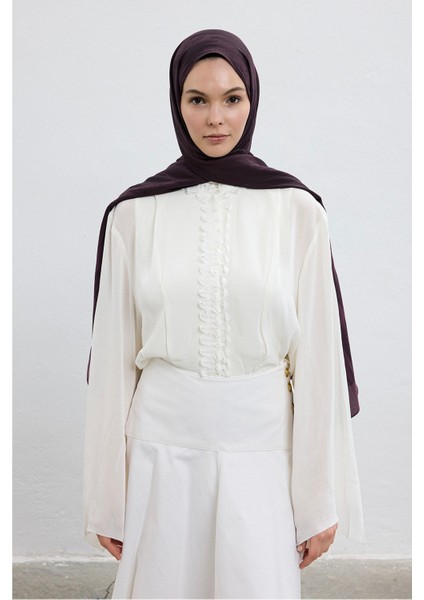 Cotton Line Şal Mürdüm indirimleri