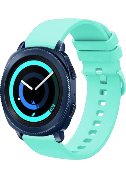 Samsung Gear Sport ile Uyumlu Kordon Jel Silikon Tokalı Kayış