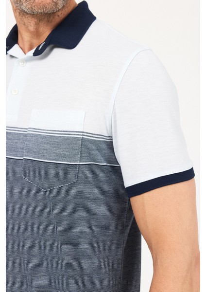Erkek Çift Renkli Cepli Polo Yaka T-Shirt fırsatları