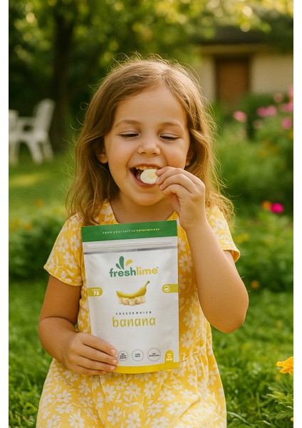 Muz Kuru Meyve Cipsi - Dondurularak Kurutulmuş Freeze Dried Çıtır Muz fiyatları