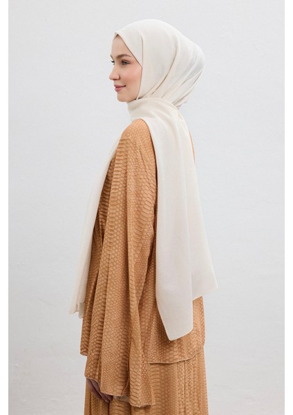 Cotton Line Şal Ekru