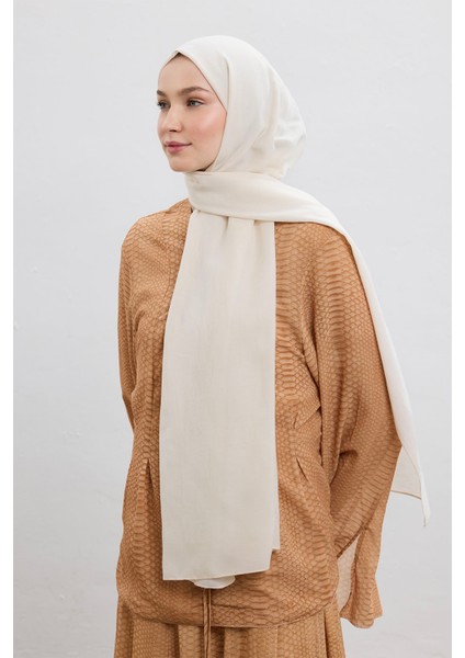 Cotton Line Şal Ekru