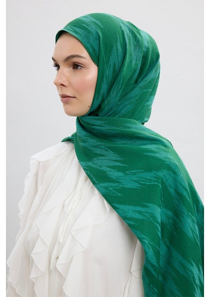 Cotton Line Şal Zümrüt Yeşili