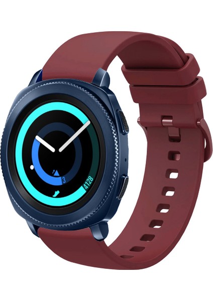Samsung Gear Sport ile Uyumlu Kordon Jel Silikon Tokalı Kayış