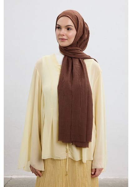 Bambu Şal Çikolata Kahve modelleri