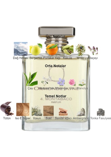 Dekant Mutfağı 4. Montabaco Intensivo Unisex 10ML Parfüm fiyatları