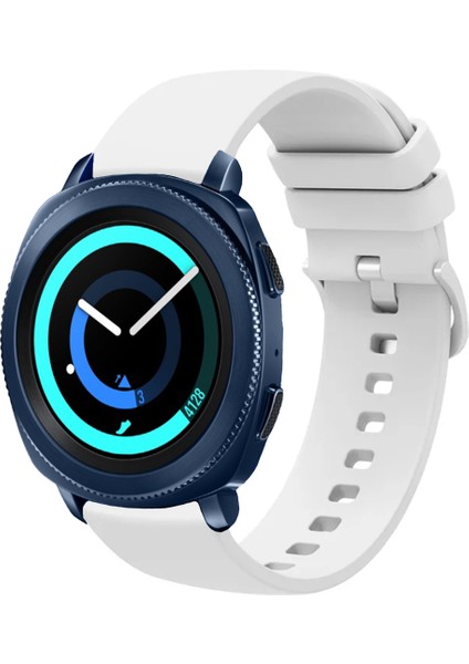 Samsung Gear Sport ile Uyumlu Kordon Jel Silikon Tokalı Kayış