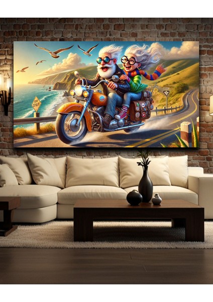 🛵 Huzura Yolculuk: Tatlı Yaşlı Çiftin Motosiklet Üzerindeki Zamansız Serüveni fırsatları