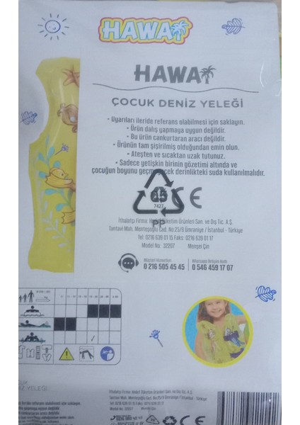 Hawai Deniz Çocuk Yeleği modelleri