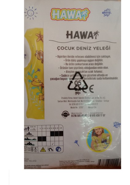 Hawai Deniz Çocuk Yeleği