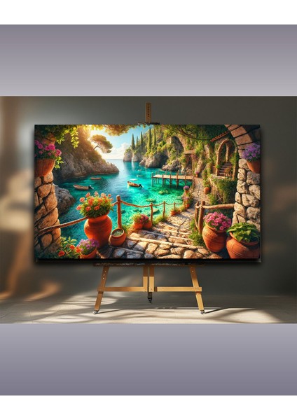 "büyüleyici Yaz Manzara Tablosu – Doğanın Eşsiz Güzelliği Evinizde!"