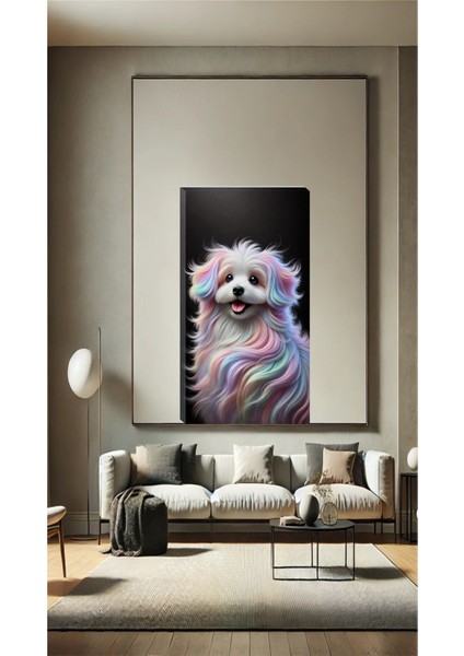 Sevimli Köpek Görselli Kanvas Duvar Tablo fiyatları