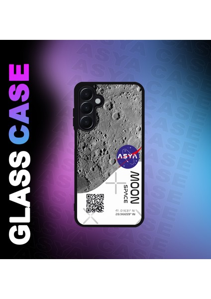 Samsung Galaxy A16 Kılıf Nasa Baskılı Telefon Kapağı Siyah Silikon Arka Kapak Koruyucu