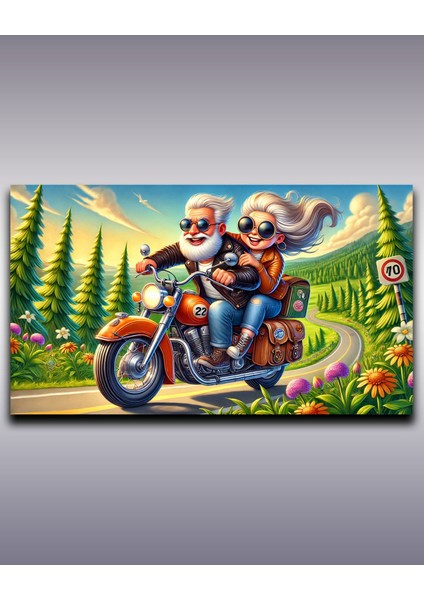 🛵 Huzura Yolculuk: Tatlı Yaşlı Çiftin Motosiklet Üzerindeki Zamansız Serüveni modelleri