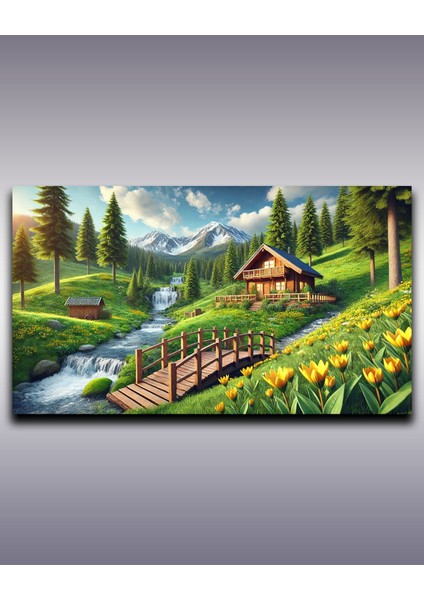 "büyüleyici Manzara Tablosu – Doğanın Eşsiz Güzelliği Evinizde!" fiyatları