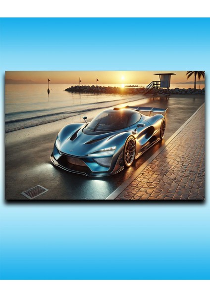 Hız Tutkunlarına Özel Şık Araba Kanvas Duvar Tablosu 🏎️ fiyatları