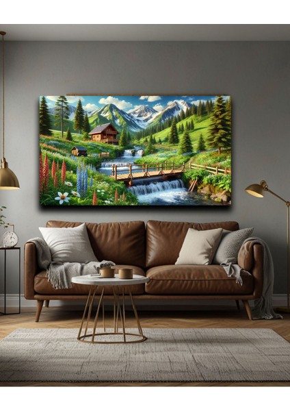 "büyüleyici Manzara Tablosu – Doğanın Eşsiz Güzelliği Evinizde!"