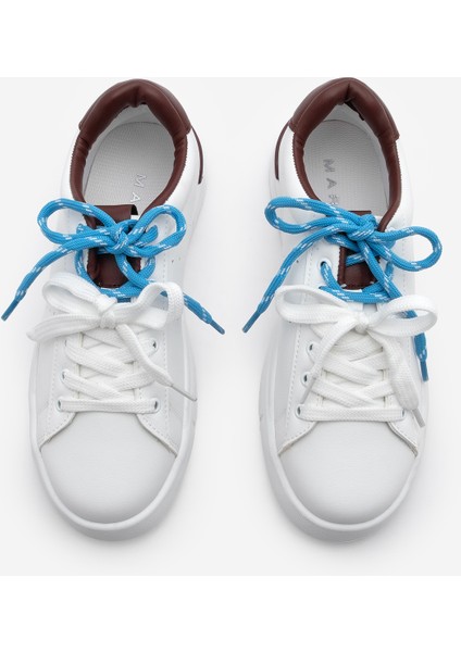Kadın Sneaker Çift Bağcıklı Spor Ayakkabı Zemila