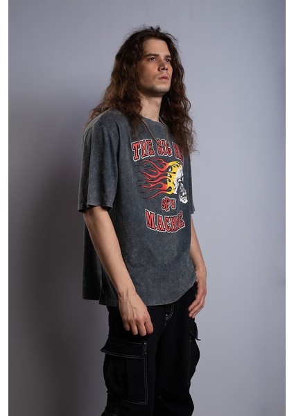 Red Devils Vintage Oversize T-Shirt modelleri
