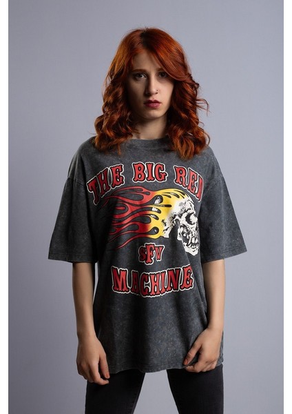 Red Devils Vintage Oversize T-Shirt fırsatları
