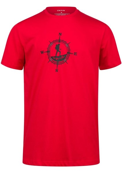 Alex Baskılı Erkek Sıfır Yaka T-Shirt