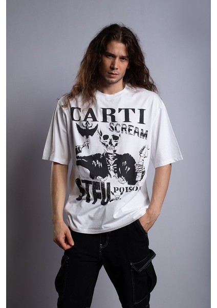 carti Playboy Oversize Punk T-Shirt fiyatları