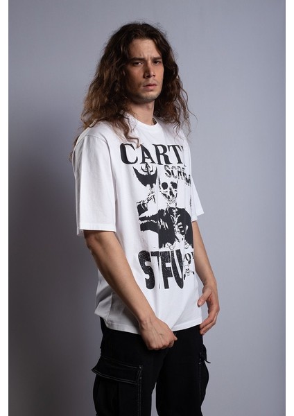 carti Playboy Oversize Punk T-Shirt modelleri