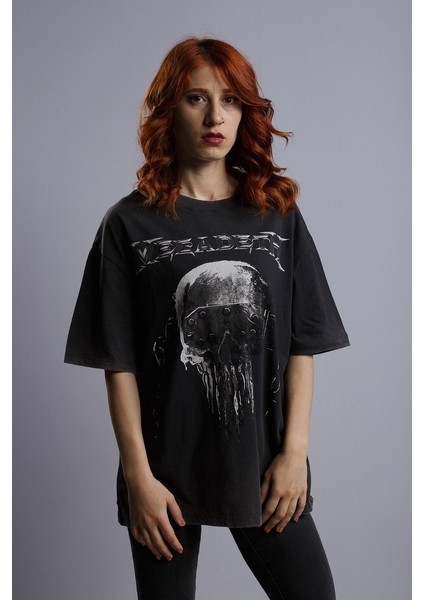 Megadeth Vintage Oversize Metal T-Shirt fırsatları